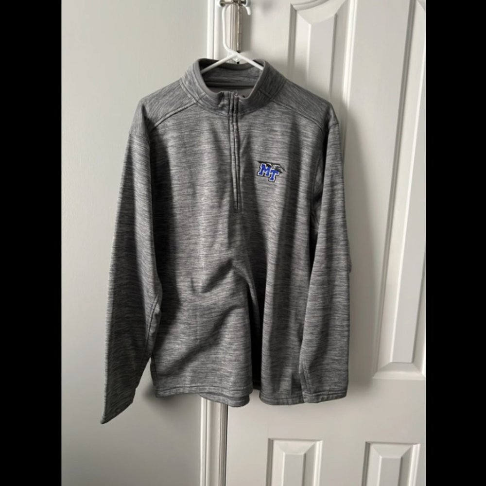 MTSU Quarter Zip sweatshirt